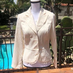 Off White Ruby Rox Zebra Print Jacket